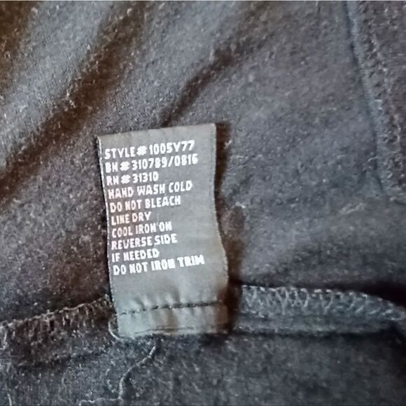 BCX Stretch blouse with bronze Beaded Embroidered collar - Picture 12 of 12